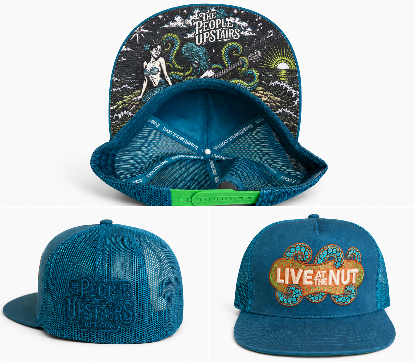 Live At The Nut 2026 Trucker Hat - Blue