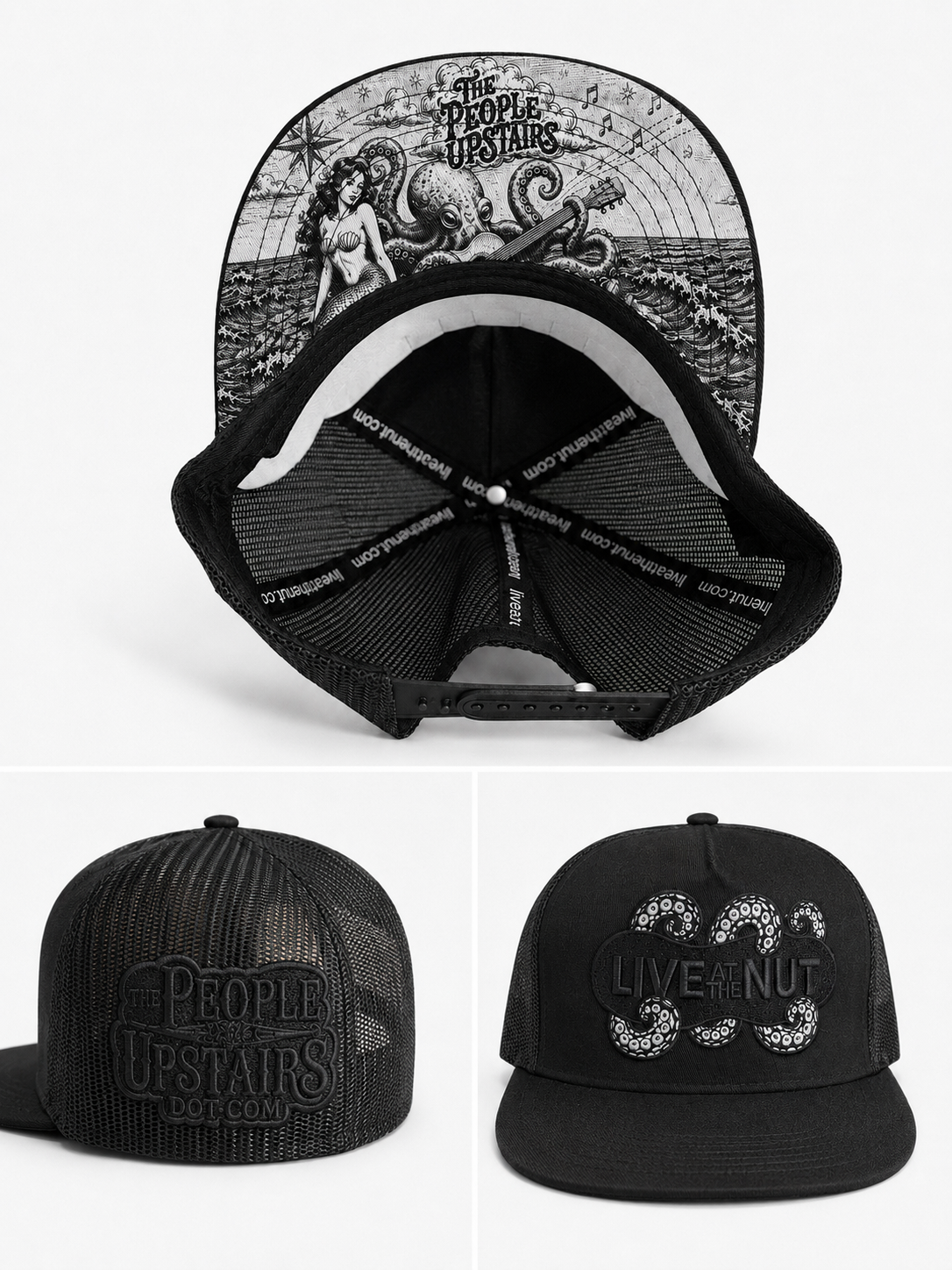 Live At The Nut 2026 Trucker Hat - Black